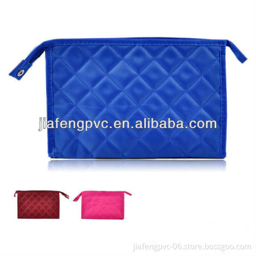 Soft Shining Foam Satin Packaging Bag with Nylon Zipper for Beauty/Gifts